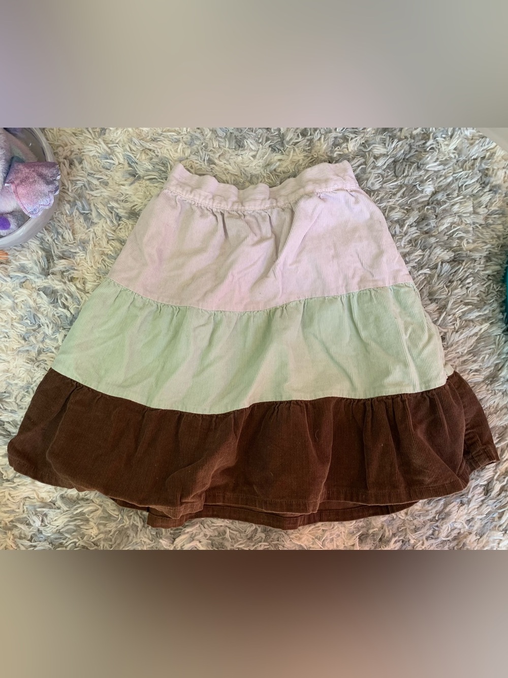 Gymboree Girl Corduroy Color Block Skirt